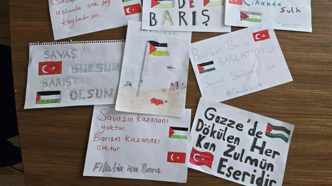 OKULUMUZDA FİLİSTİN FARKINDALIK ETKİNLİKLERİ DÜZENLENDİ